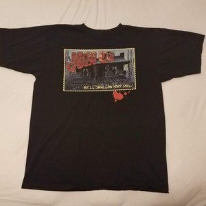 black Evil Dead horror shirt from TeeFury size M
